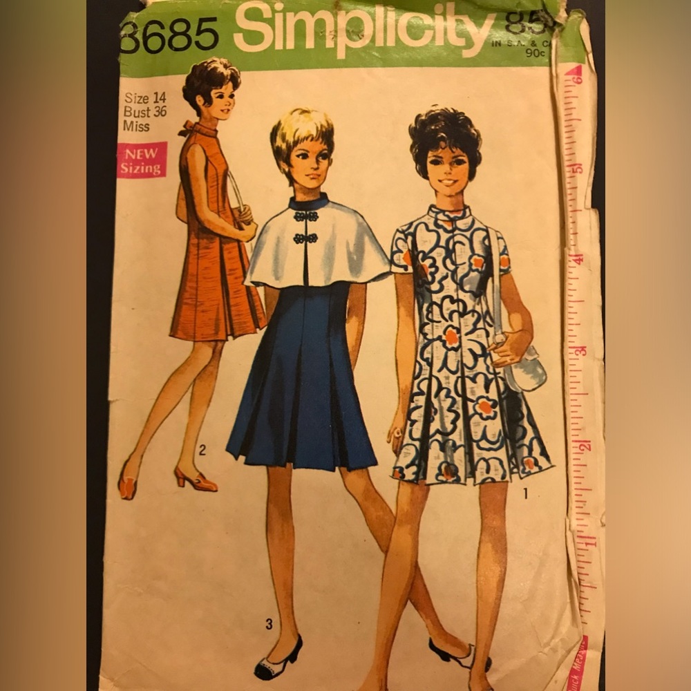 Size 14 Simplicity Vintage (used) Pattern 8685